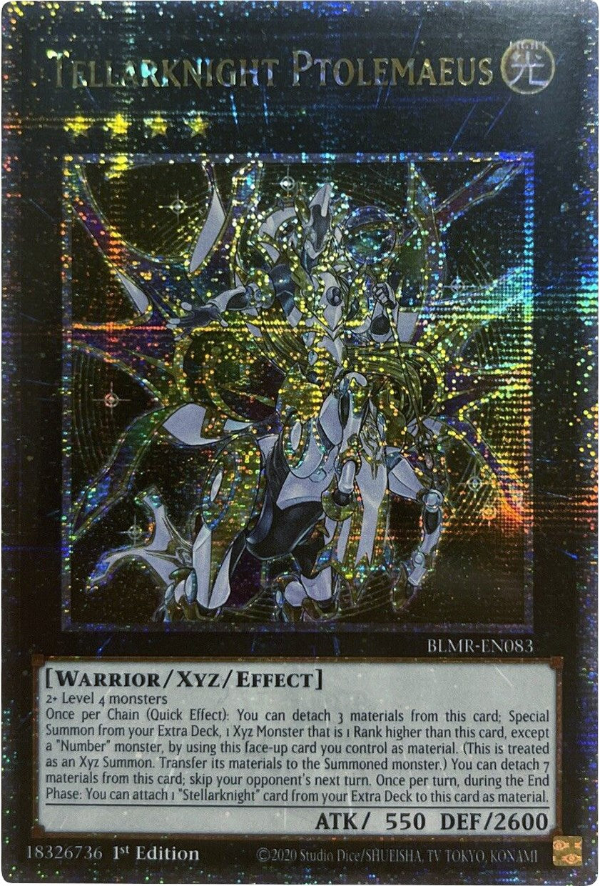 Tellarknight Ptolemaeus [BLMR-EN083] Quarter Century Secret Rare | Galaxy Games LLC