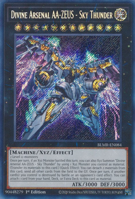 Divine Arsenal AA-ZEUS - Sky Thunder [BLMR-EN084] Secret Rare | Galaxy Games LLC