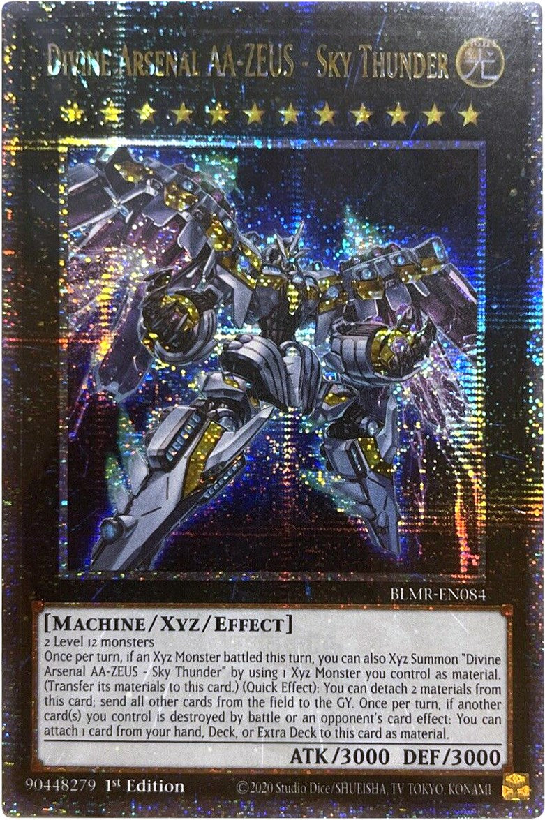 Divine Arsenal AA-ZEUS - Sky Thunder [BLMR-EN084] Quarter Century Secret Rare | Galaxy Games LLC