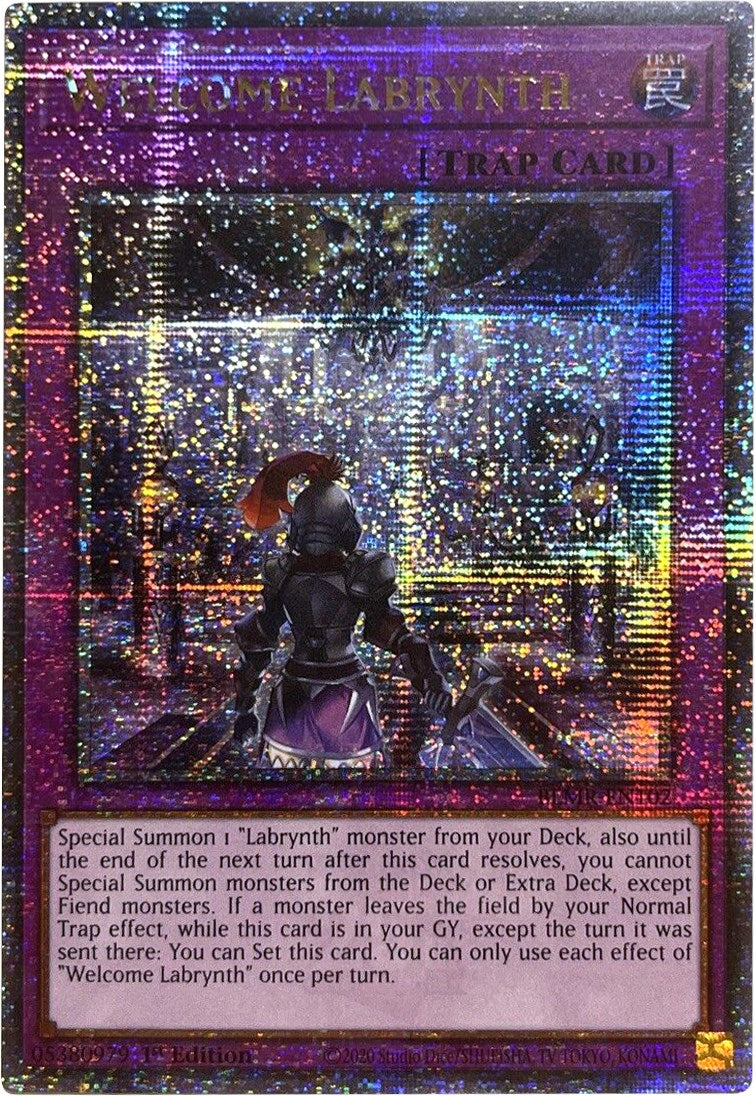 Welcome Labrynth [BLMR-EN102] Quarter Century Secret Rare | Galaxy Games LLC