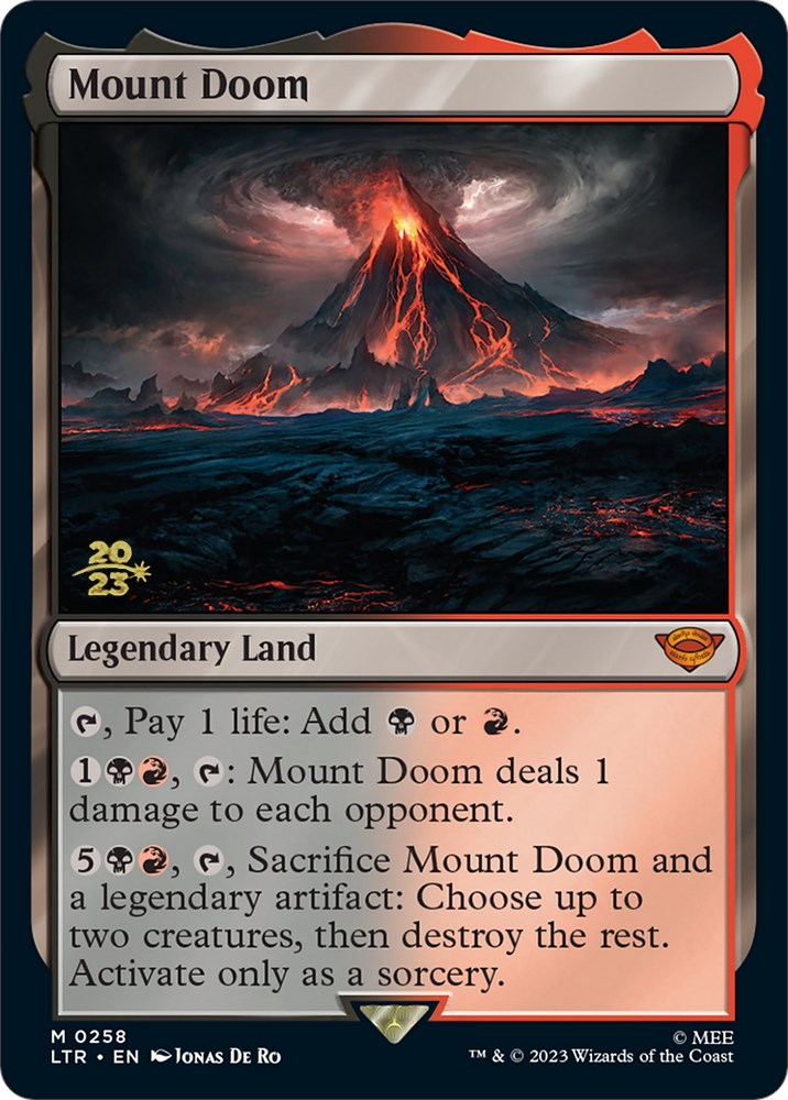 Mount Doom [The Lord of the Rings: Tales of Middle-Earth Prerelease Promos] | Galaxy Games LLC