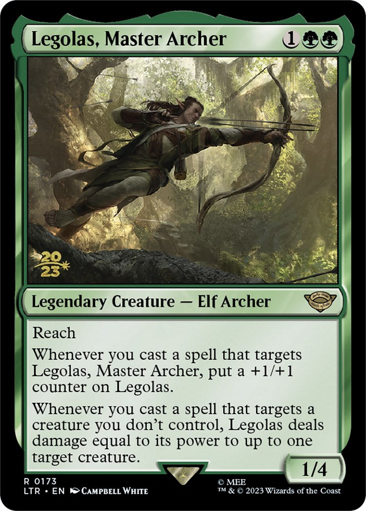 Legolas, Master Archer [The Lord of the Rings: Tales of Middle-Earth Prerelease Promos] | Galaxy Games LLC