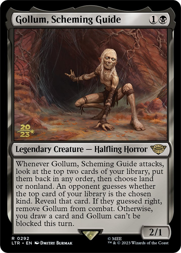 Gollum, Scheming Guide [The Lord of the Rings: Tales of Middle-Earth Prerelease Promos] | Galaxy Games LLC