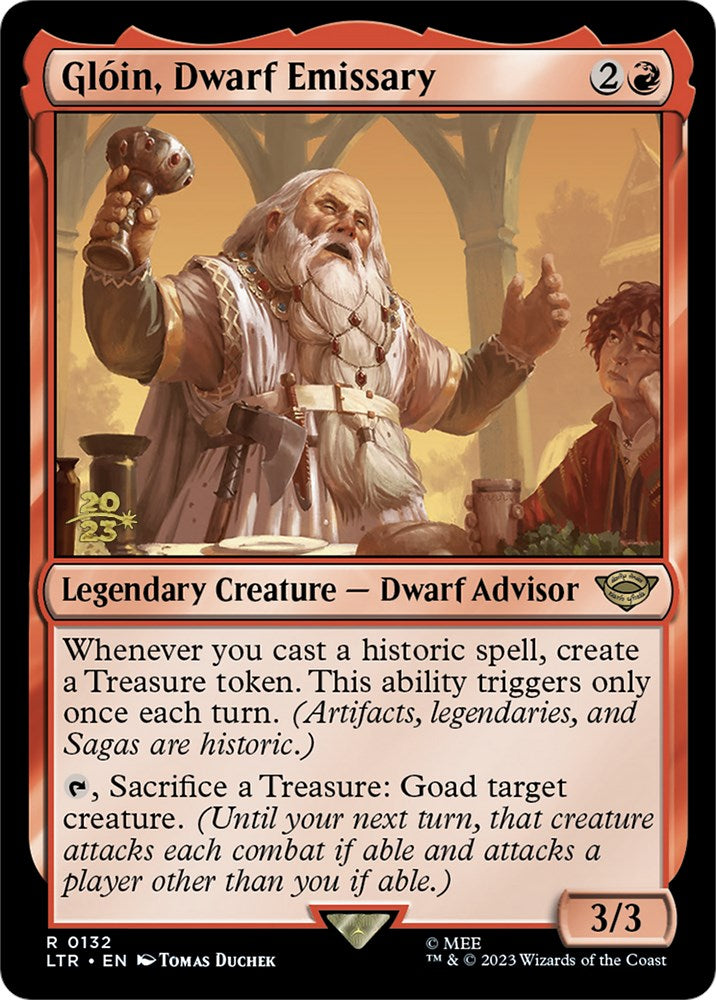 Gloin, Dwarf Emissary [The Lord of the Rings: Tales of Middle-Earth Prerelease Promos] | Galaxy Games LLC