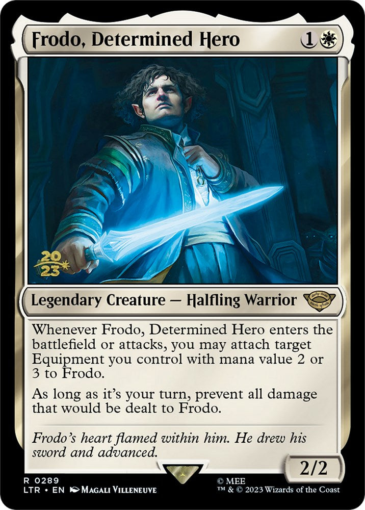 Frodo, Determined Hero [The Lord of the Rings: Tales of Middle-Earth Prerelease Promos] | Galaxy Games LLC