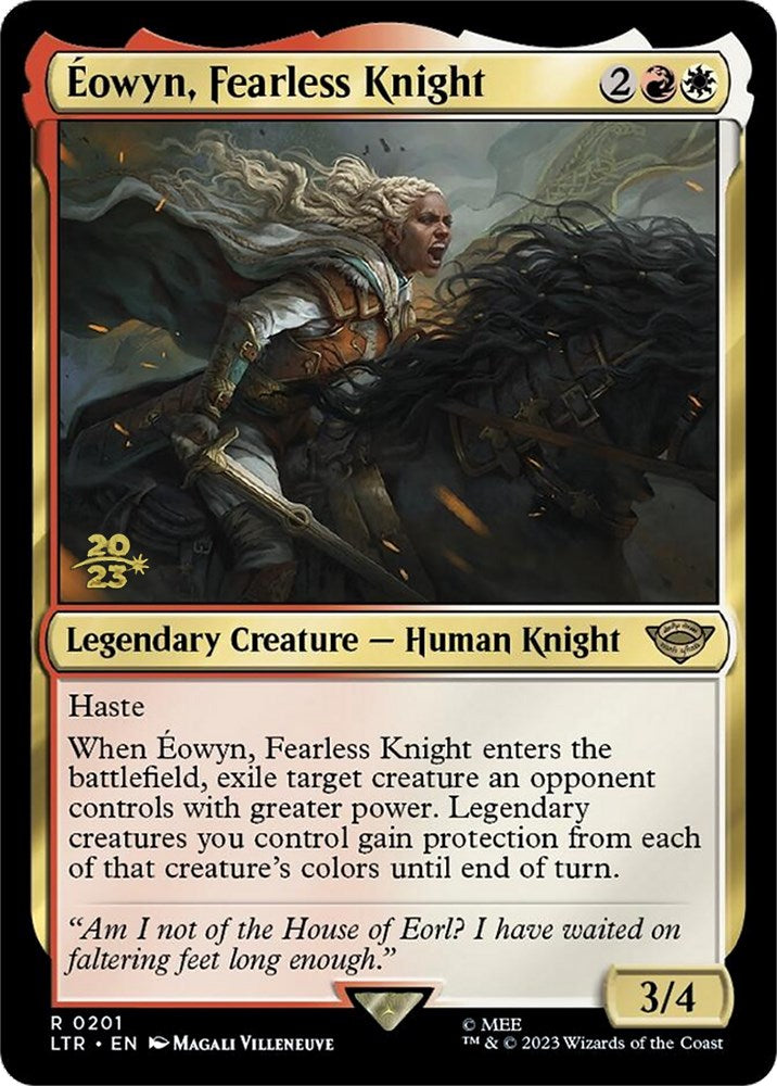 Eowyn, Fearless Knight [The Lord of the Rings: Tales of Middle-Earth Prerelease Promos] | Galaxy Games LLC