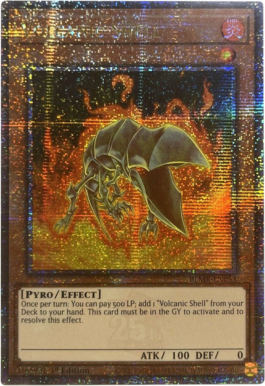 Volcanic Shell [BLMR-EN053] Quarter Century Secret Rare | Galaxy Games LLC