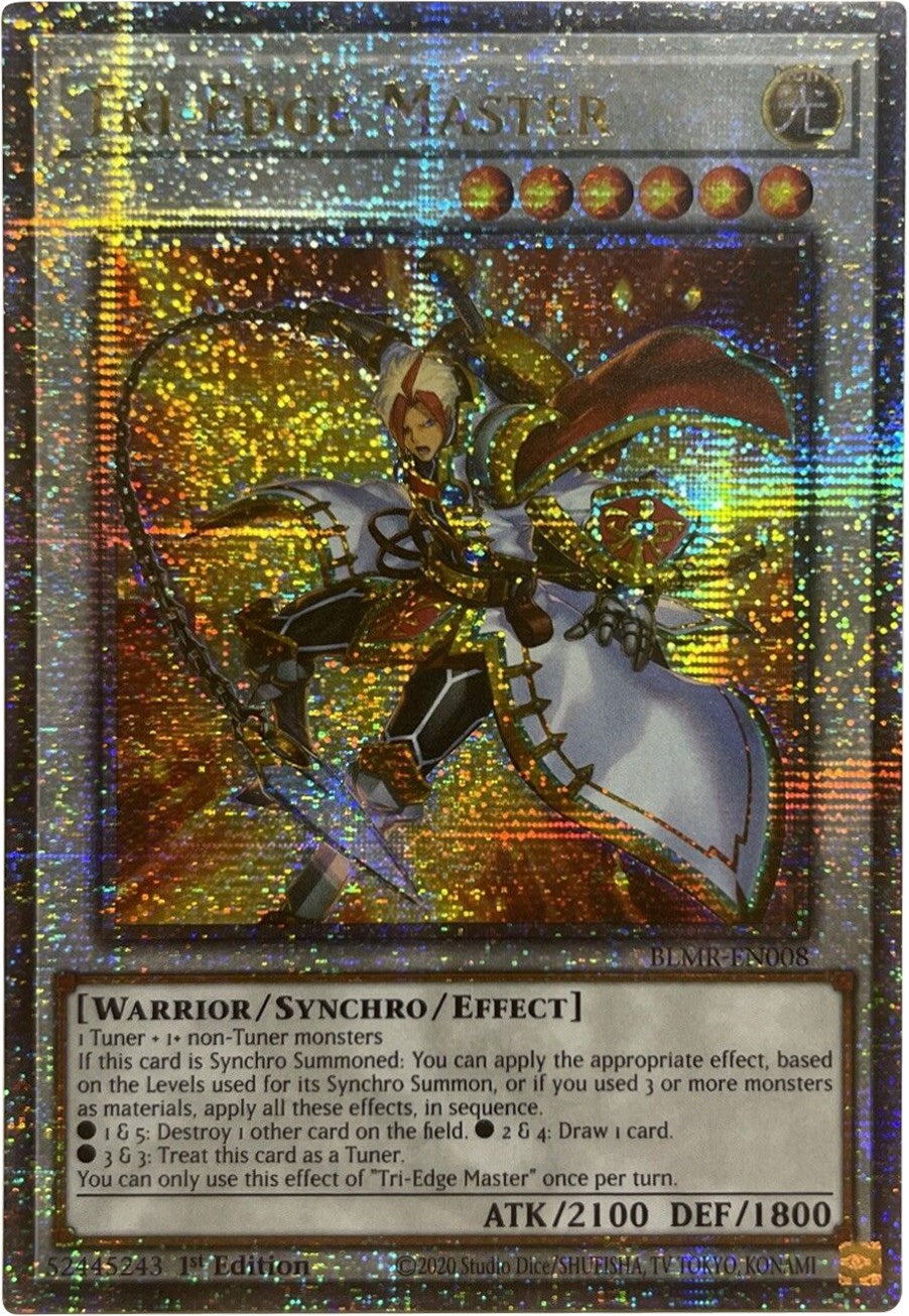 Tri-Edge Master [BLMR-EN008] Quarter Century Secret Rare | Galaxy Games LLC