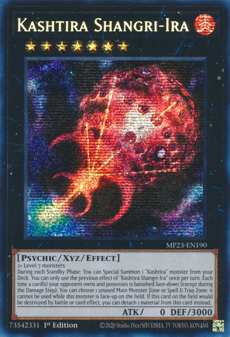 Kashtira Shangri-Ira [MP23-EN190] Prismatic Secret Rare | Galaxy Games LLC