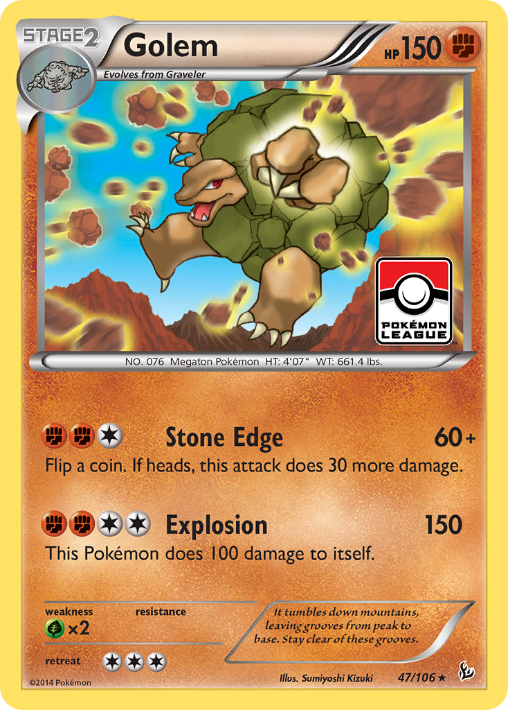 Golem (47/106) [XY: Flashfire] | Galaxy Games LLC