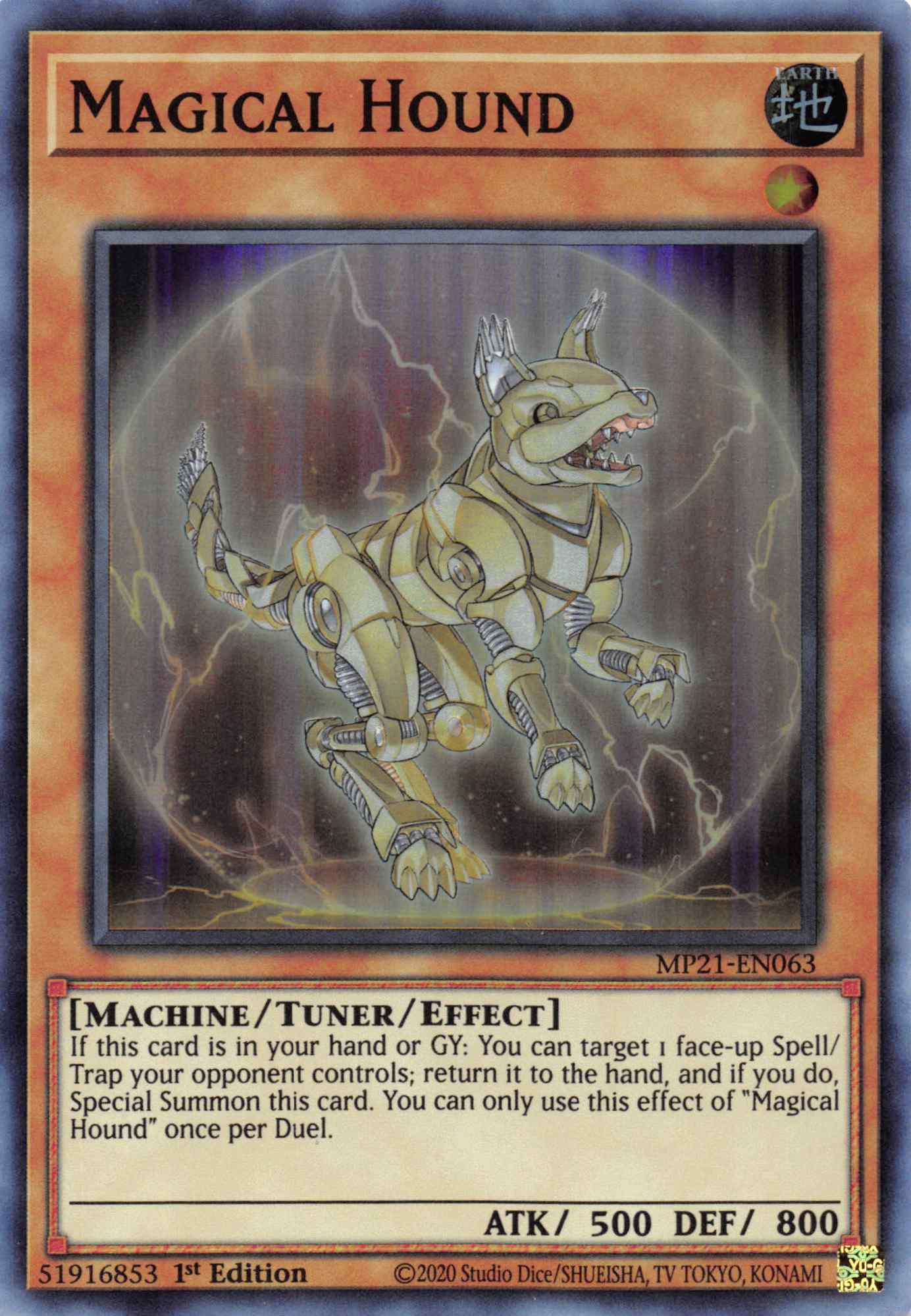 Magical Hound [MP21-EN063] Super Rare | Galaxy Games LLC