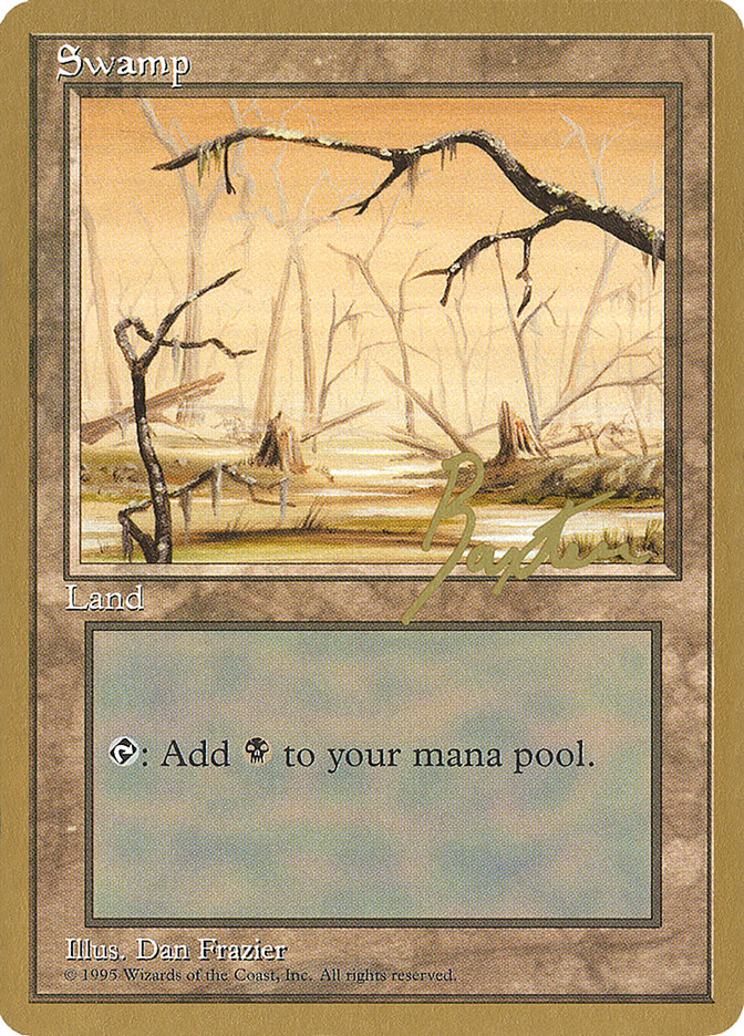 Swamp (gb370) (George Baxter) [Pro Tour Collector Set] | Galaxy Games LLC