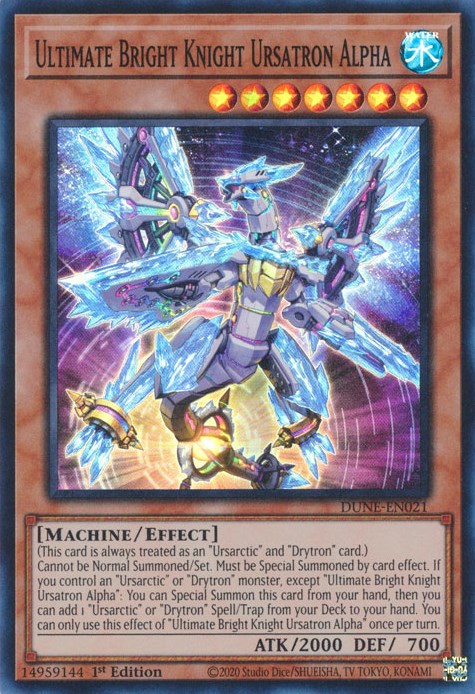 Ultimate Bright Knight Ursatron Alpha [DUNE-EN021] Super Rare | Galaxy Games LLC