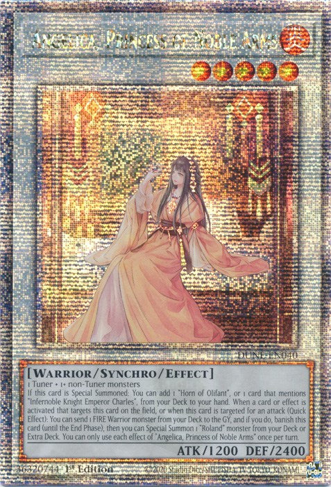 Angelica, Princess of Noble Arms [DUNE-EN040] Quarter Century Secret Rare | Galaxy Games LLC