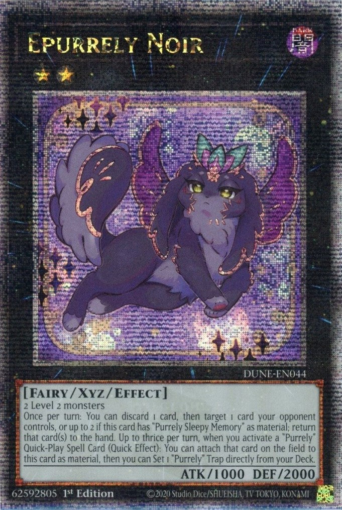 Epurrely Noir [DUNE-EN044] Quarter Century Secret Rare | Galaxy Games LLC