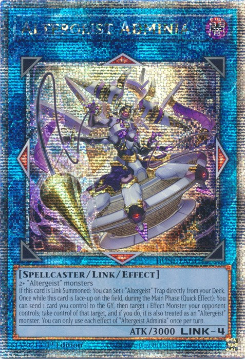 Altergeist Adminia [DUNE-EN047] Quarter Century Secret Rare | Galaxy Games LLC