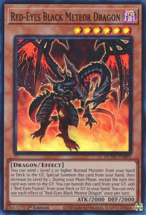 Red-Eyes Black Meteor Dragon [DUNE-EN095] Super Rare | Galaxy Games LLC
