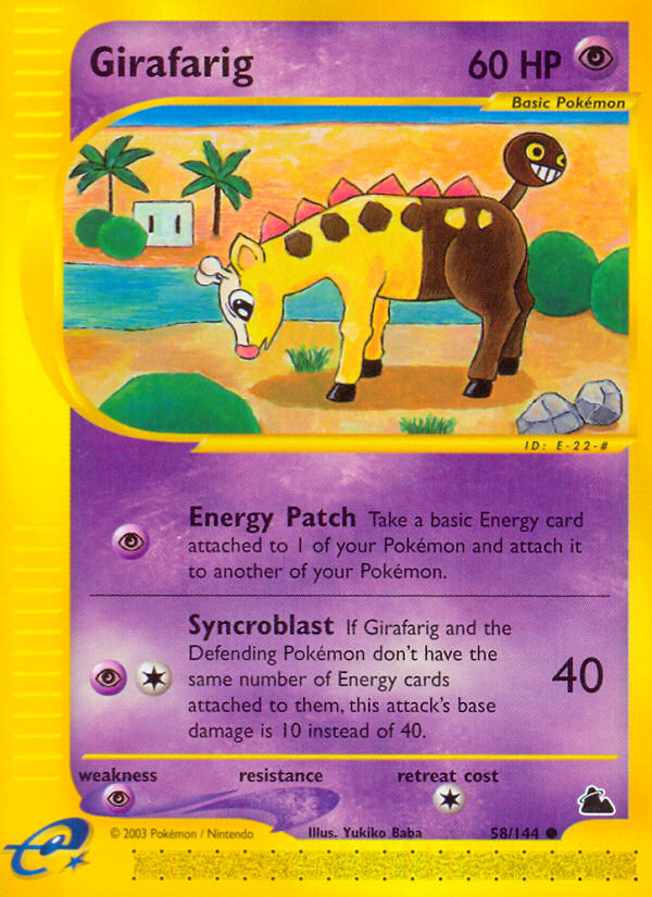 Girafarig (58/144) [Skyridge] | Galaxy Games LLC