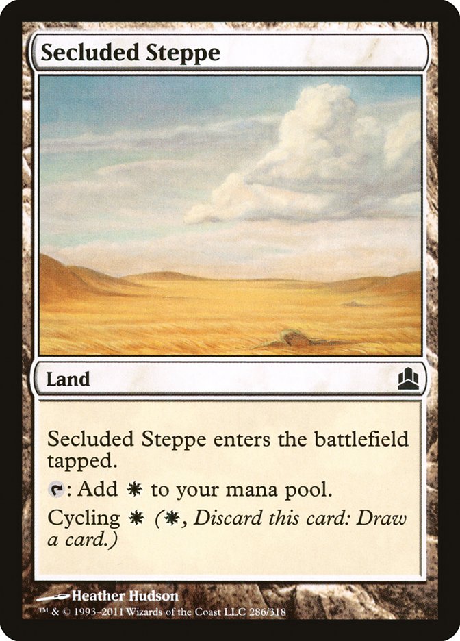 Secluded Steppe [Commander 2011] | Galaxy Games LLC