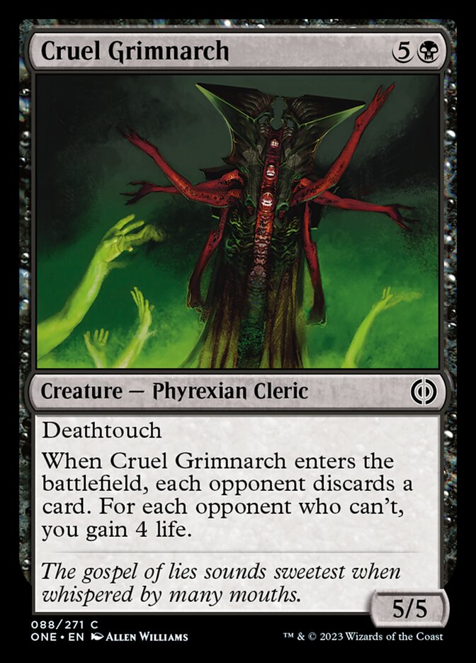 Cruel Grimnarch [Phyrexia: All Will Be One] | Galaxy Games LLC