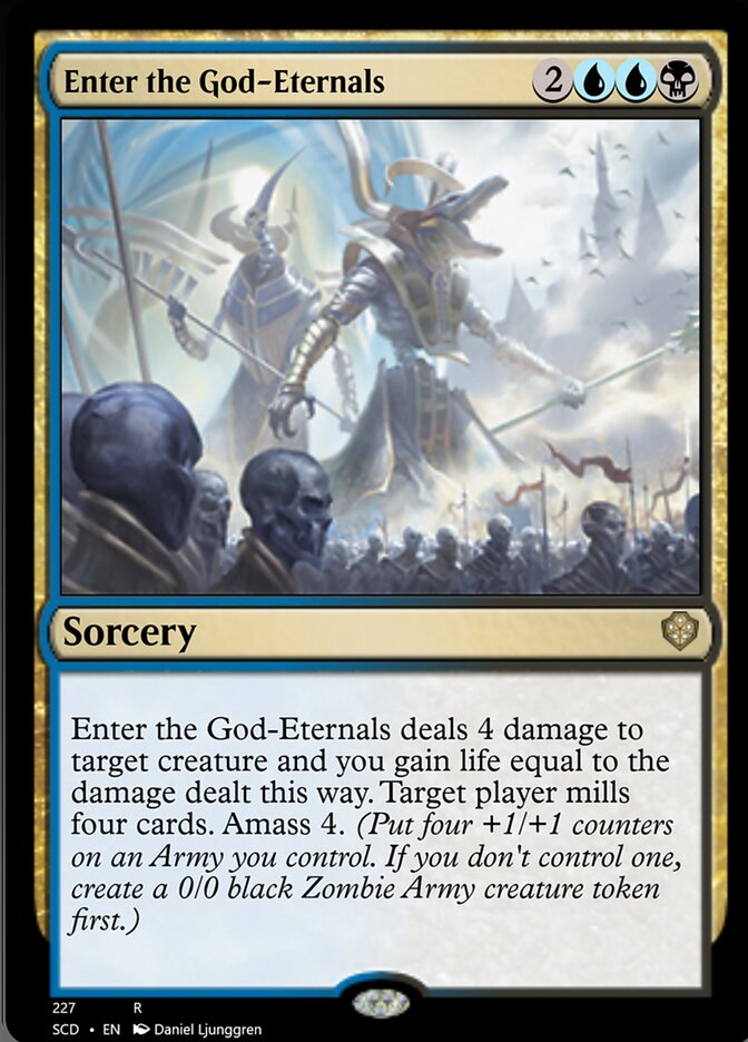 Enter the God-Eternals [Starter Commander Decks] | Galaxy Games LLC