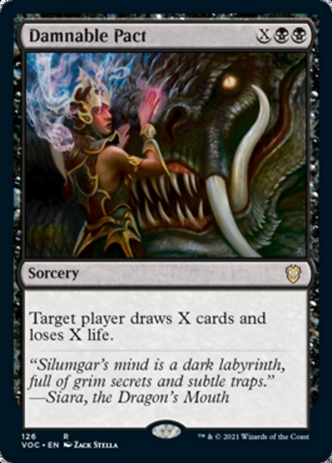 Damnable Pact [Innistrad: Crimson Vow Commander] | Galaxy Games LLC