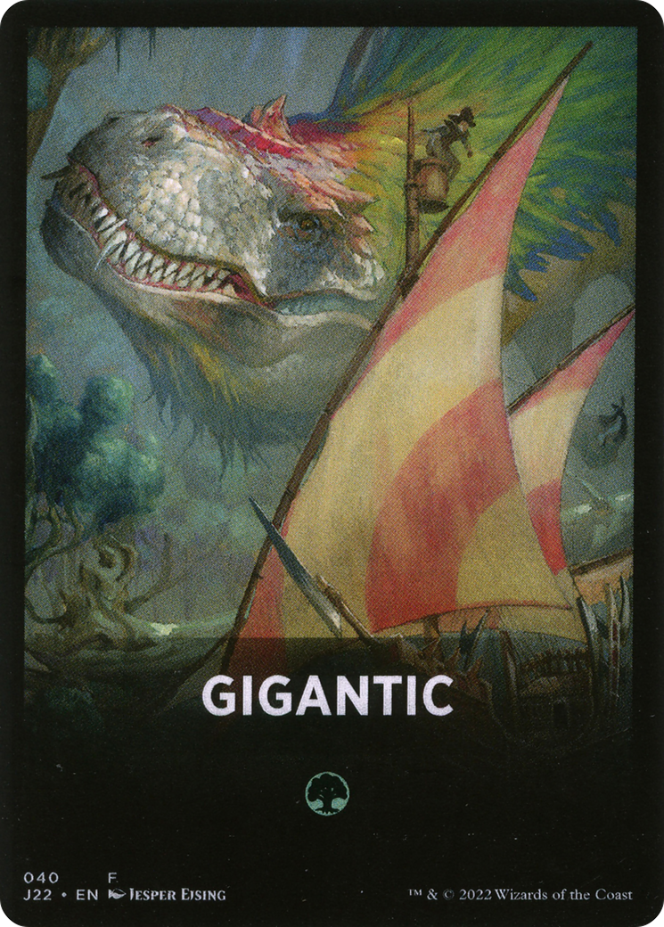 Gigantic Theme Card [Jumpstart 2022 Front Cards] | Galaxy Games LLC