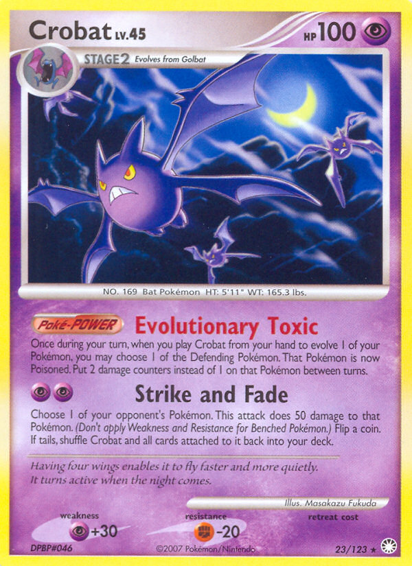 Crobat (23/123) [Diamond & Pearl: Mysterious Treasures] | Galaxy Games LLC