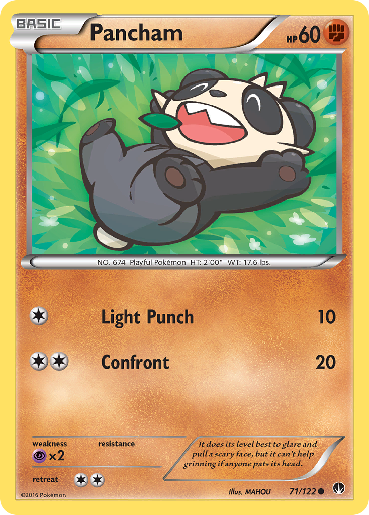 Pancham (71/122) [XY: BREAKpoint] | Galaxy Games LLC