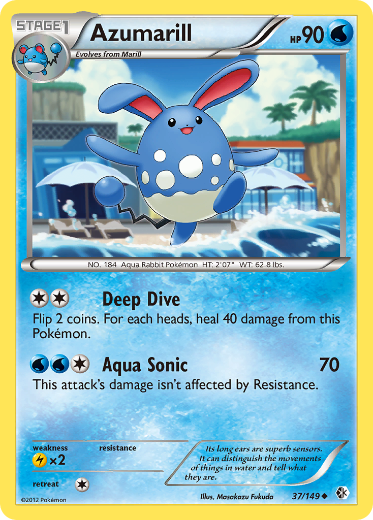 Azumarill (37/149) [Black & White: Boundaries Crossed] | Galaxy Games LLC