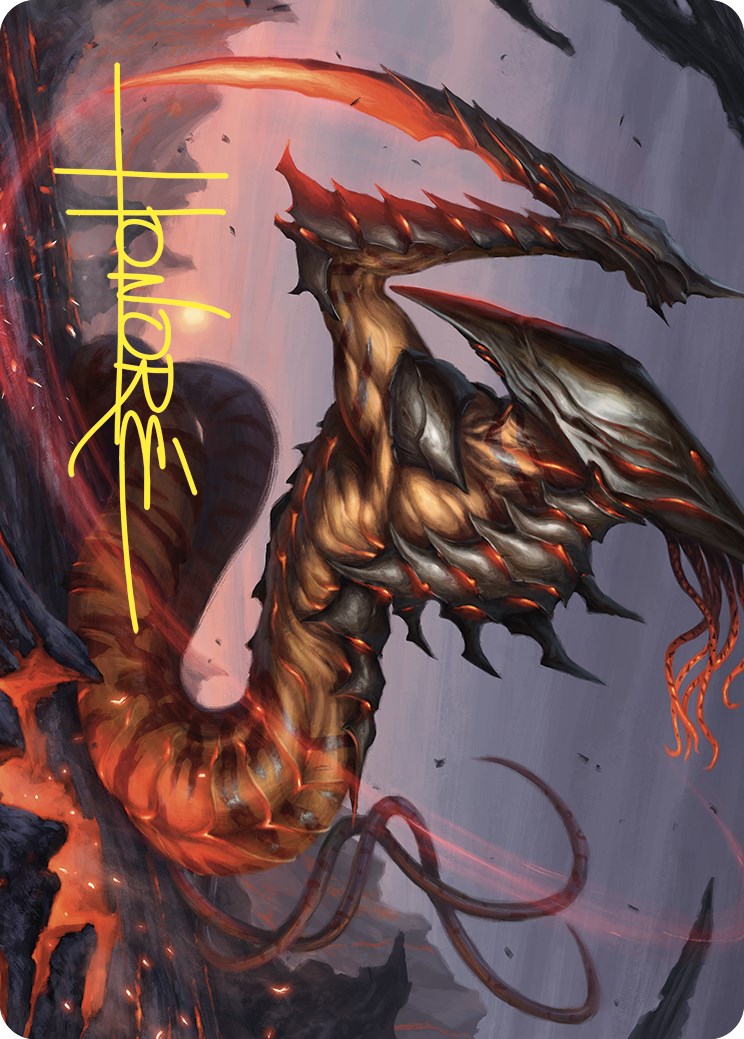 Blade Sliver Art Card (Gold-Stamped Signature) [Commander Masters Art Series] | Galaxy Games LLC