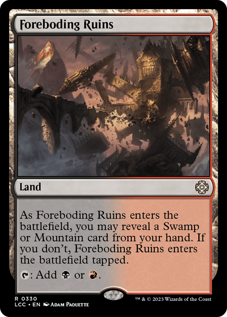 Foreboding Ruins [The Lost Caverns of Ixalan Commander] | Galaxy Games LLC