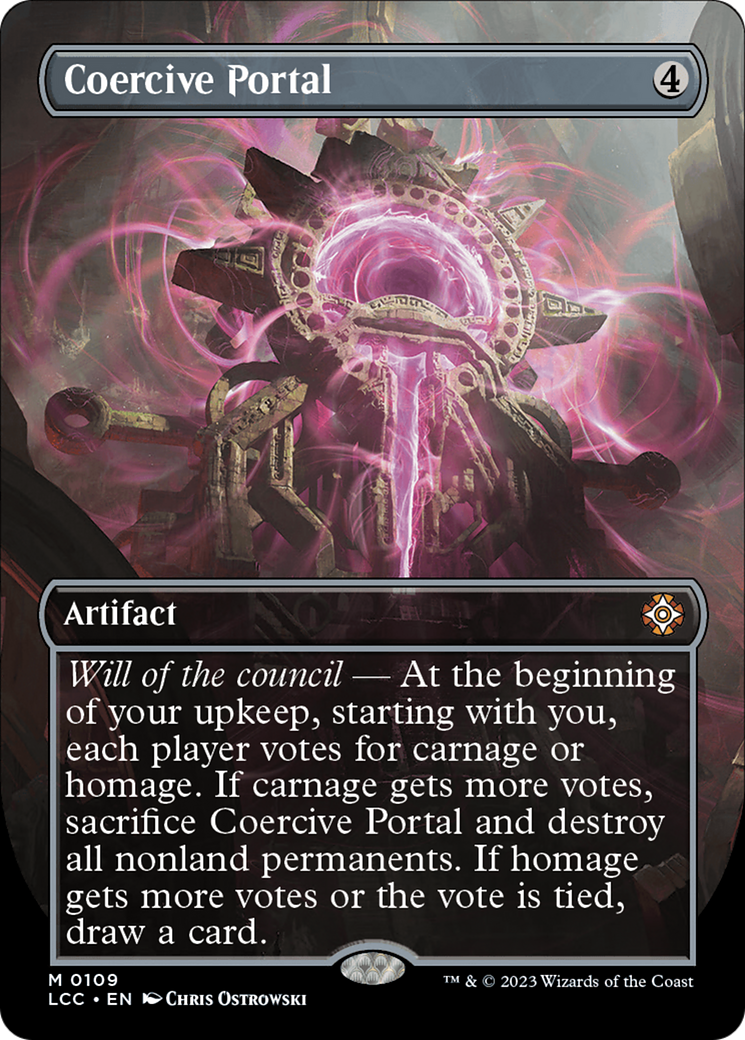 Coercive Portal (Borderless) [The Lost Caverns of Ixalan Commander] | Galaxy Games LLC