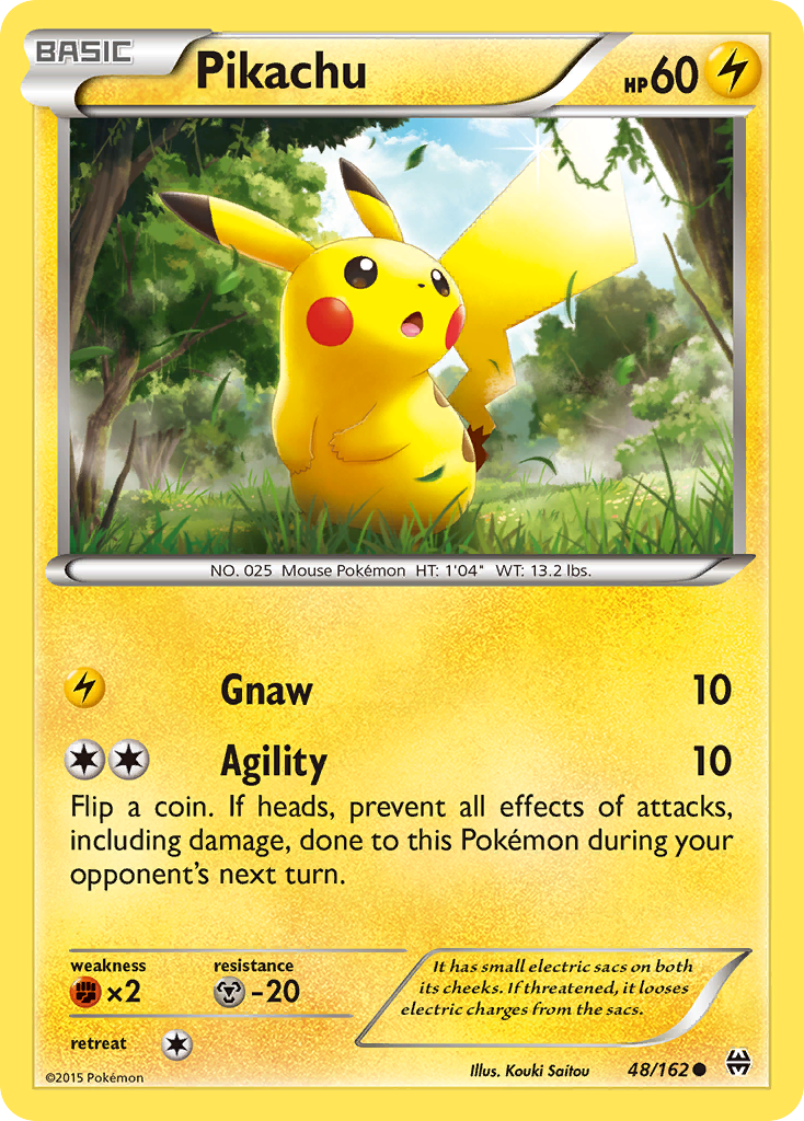 Pikachu (48/162) [XY: BREAKthrough] | Galaxy Games LLC