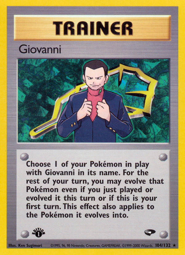 Giovanni (104/132) [Gym Challenge 1st Edition] | Galaxy Games LLC