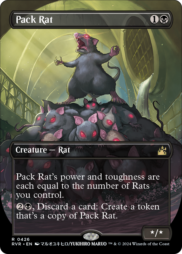 Pack Rat (Anime Borderless) [Ravnica Remastered] | Galaxy Games LLC
