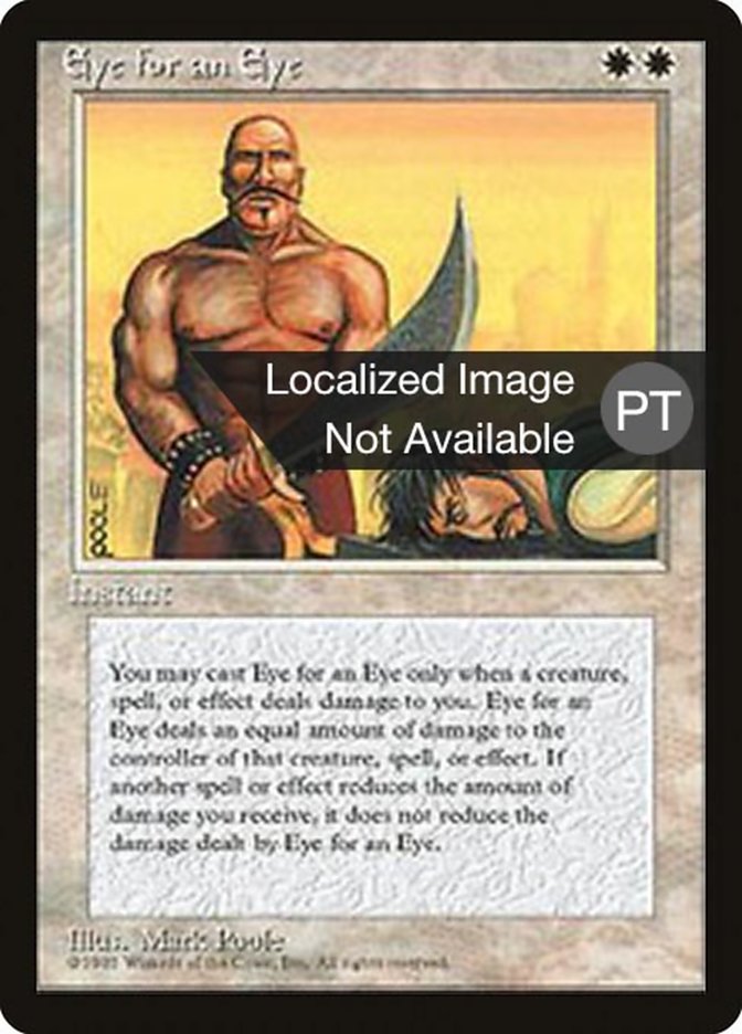 Eye for an Eye [Fourth Edition (Foreign Black Border)] | Galaxy Games LLC