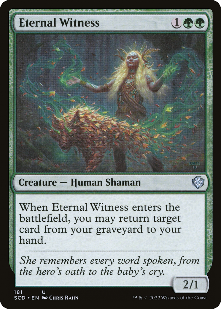 Eternal Witness [Starter Commander Decks] | Galaxy Games LLC