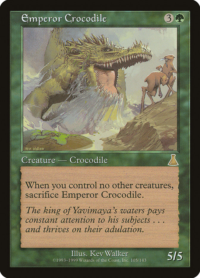 Emperor Crocodile [Urza's Destiny] | Galaxy Games LLC