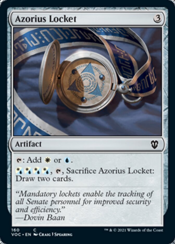 Azorius Locket [Innistrad: Crimson Vow Commander] | Galaxy Games LLC