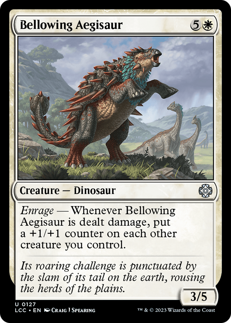 Bellowing Aegisaur [The Lost Caverns of Ixalan Commander] | Galaxy Games LLC