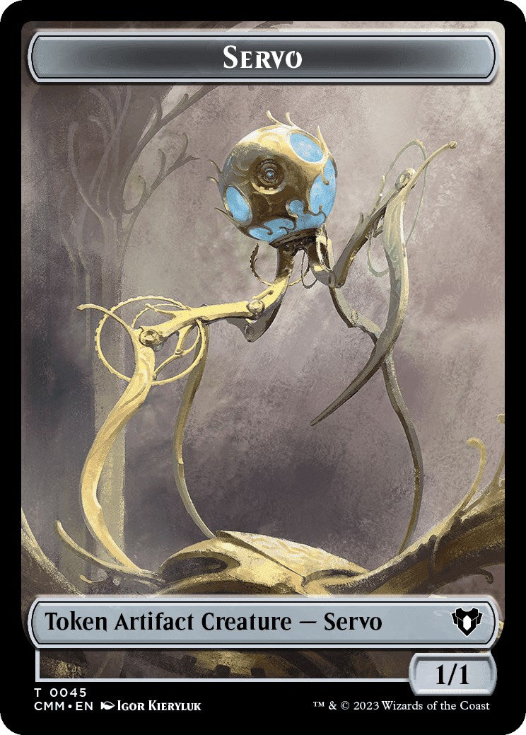 Servo // Thrull Double-Sided Token [Commander Masters Tokens] | Galaxy Games LLC