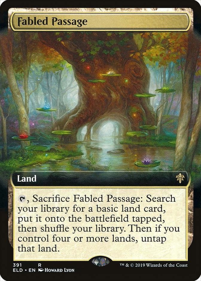 Fabled Passage (Extended Art) [Throne of Eldraine] | Galaxy Games LLC