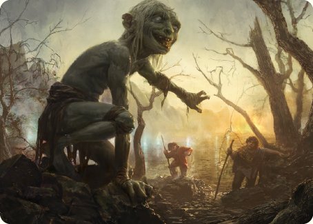 Smeagol, Helpful Guide Art Card [The Lord of the Rings: Tales of Middle-earth Art Series] | Galaxy Games LLC