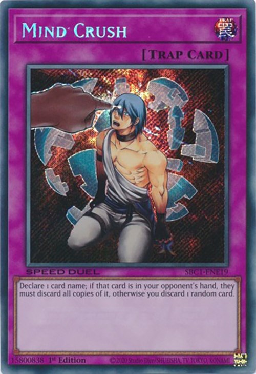 Mind Crush (Secret Rare) [SBC1-ENE19] Secret Rare | Galaxy Games LLC