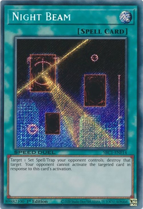 Night Beam [SBC1-ENF14] Secret Rare | Galaxy Games LLC