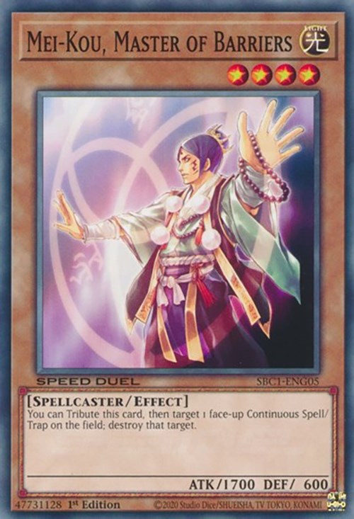 Mei-Kou, Master of Barriers [SBC1-ENG05] Common | Galaxy Games LLC