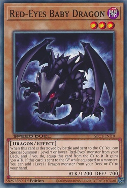 Red-Eyes Baby Dragon [SBC1-ENI10] Common | Galaxy Games LLC