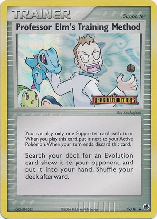 Professor Elm's Training Method (79/101) (Stamped) [EX: Dragon Frontiers] | Galaxy Games LLC