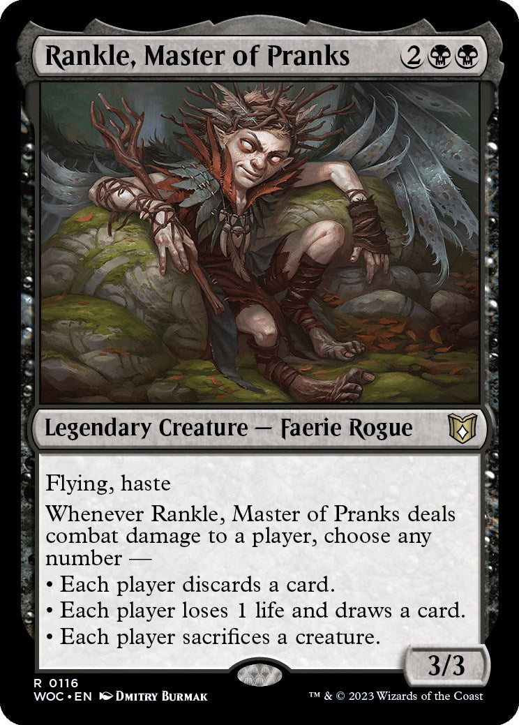 Rankle, Master of Pranks [Wilds of Eldraine Commander] | Galaxy Games LLC